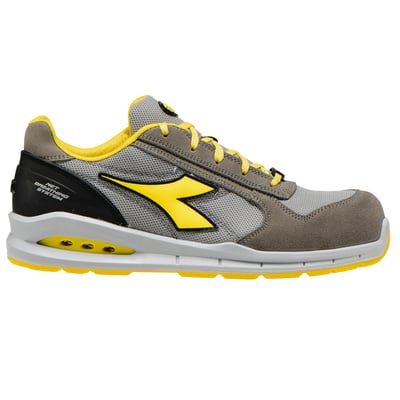 Diadora Run Net Airbox S1P veiligheidsschoen laag grijs aluminium maat 35