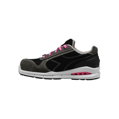 Diadora Run Net Airbox S1P veiligheidsschoen laag  smoke zwart maat 35