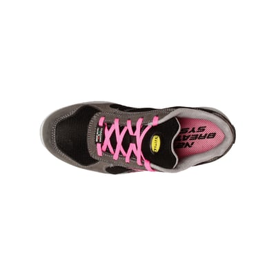 Diadora Run Net Airbox S1P veiligheidsschoen laag  smoke zwart maat 35