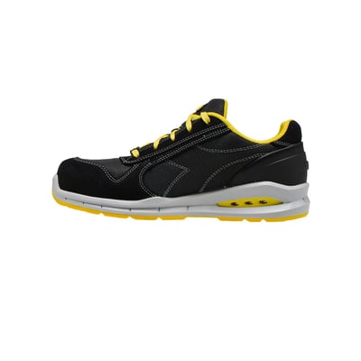 Diadora Run Net Airbox S1P veiligheidsschoen laag  zwart antraciet maat 35