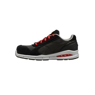 Diadora Run Net Airbox S3S SRC veiligheidsschoen  laag grijs/rood maat 35