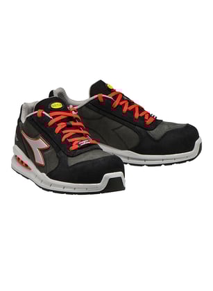 Diadora Run Net Airbox S3S SRC veiligheidsschoen laag grijs/rood maat 35