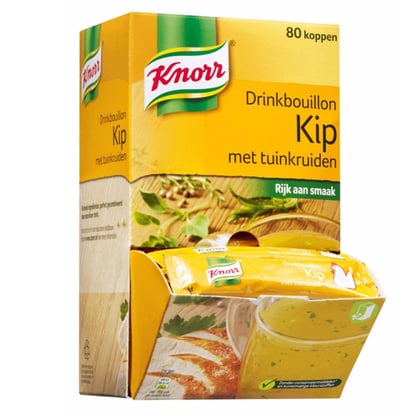 Knorr drinkbouillon kip met tuinkruiden 80st 
