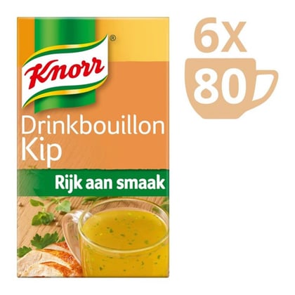 Knorr drinkbouillon kip met tuinkruiden 80st 