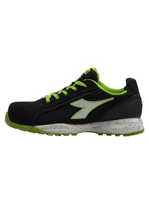 Diadora Glove Eco S1P SRC HRO werkschoen laag zwart/groen maat 35