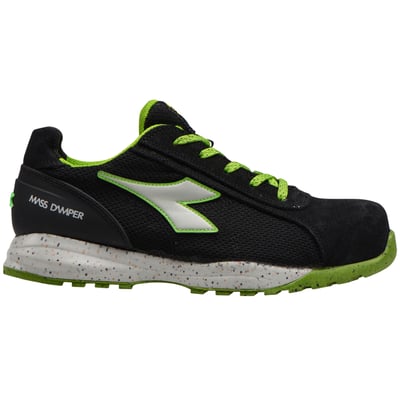 Diadora Glove Eco S1P SRC HRO werkschoen laag zwart/groen maat 35