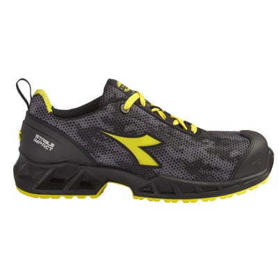 Diadora shark stable impact S3 werkschoen laag zwart grijs maat 35