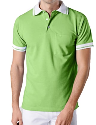 ClinicDress heren polo kat/pol lavendel