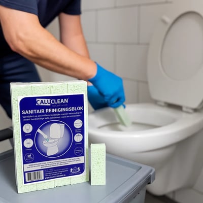 CaluClean sanitair reinigingsblok 4st pumie