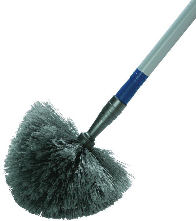 Ragebol nylon met 2-delige telescoopsteel
