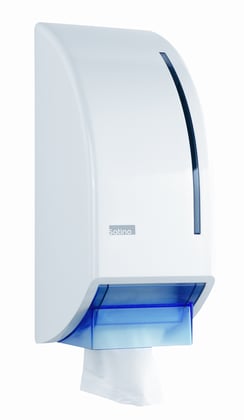 Satino Bulk pak dispenser SmartLine wit/blauw