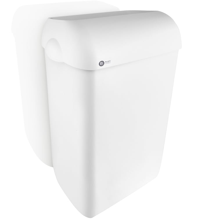 BlackSatino afvalbak 43ltr wit