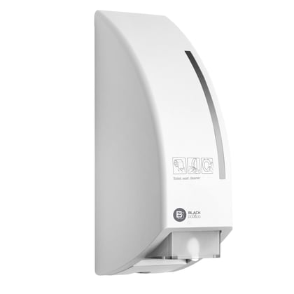 BlackSatino toiletbrilreiniger dispenser ABS voor 750ml cartridge wit