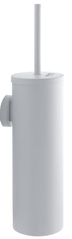 Satino toiletborstel garnituur metaal wit 93x115x250/380mm