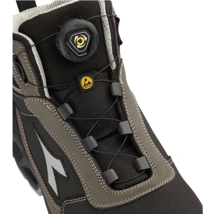 Diadora Shark stable impact S3S veiligheidsschoen  mid zwart maat 38 