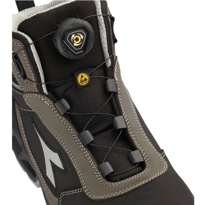 Diadora Shark stable impact S3S veiligheidsschoen mid zwart maat 38