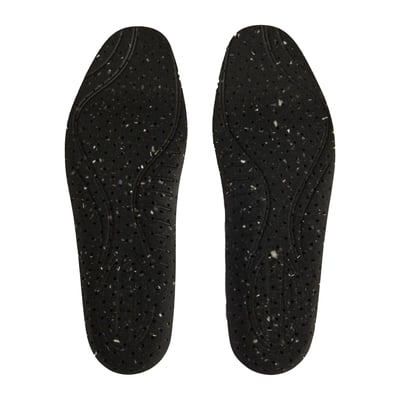 Diadora inlegzool Pu-Foam recycled zwart geel maat 35