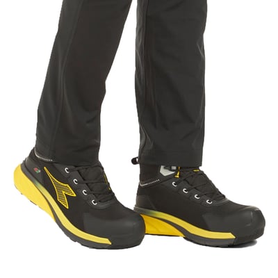 Diadora Vortex DA2 S3 veiligheidsschoen mid zwart geel maat 35