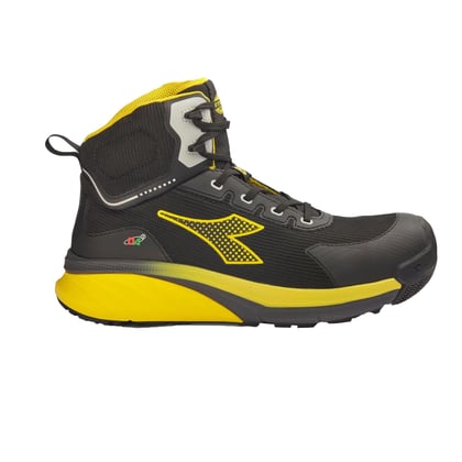 Diadora Vortex DA2 S3 veiligheidsschoen mid zwart geel maat 35 