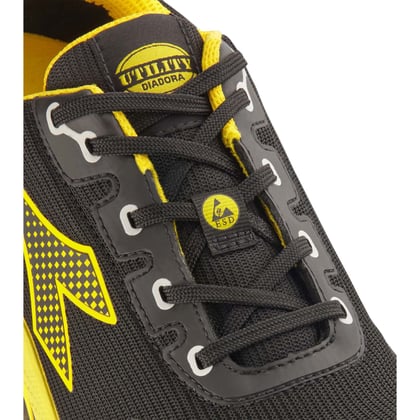 Diadora Vortex DA2 S3 veiligheidsschoen laag zwart geel maat 35