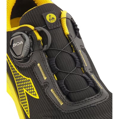 Diadora Vortex DA2 BOA S3S veiligheidsschoen zwart geel maat 38