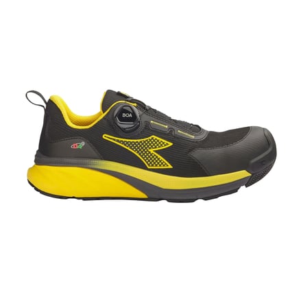Diadora Vortex DA2 BOA S3S veiligheidsschoen zwart geel maat 38