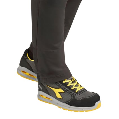 Diadora Run Net Airbox S1P veiligheidsschoen laag  zwart maat 35