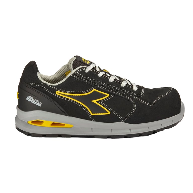 Diadora Run Net Airbox S3S SRC veiligheidsschoen laag zwart