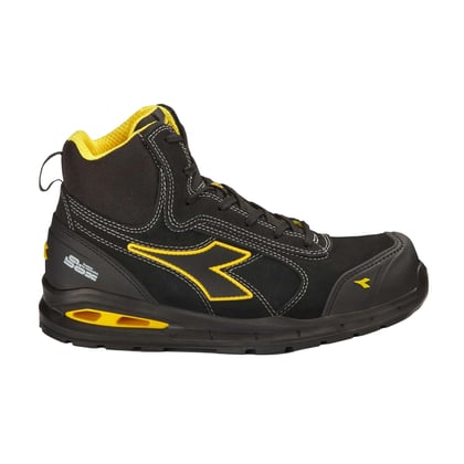 Diadora Run A. box S3S veiligheidsschoen hoog zwart maat 35