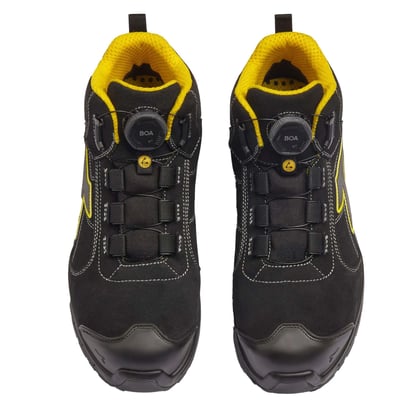 Diadora  Run Net S3S veiligheidsschoen hoog zwart maat 38