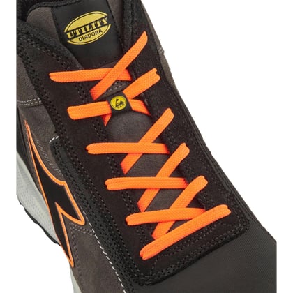 Diadora Glove Tech Hi pro S3 veiligheidsschoen hoog grijs oranje maat 44