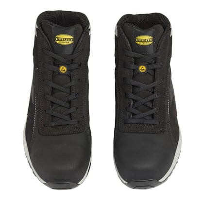 Diadora Glove Tech Hi pro S3 veiligheidsschoen hoog zwart maat 35