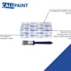 CaluPaint wegwerp platte kwast synthetische  vezels kunststof steel nr. 40