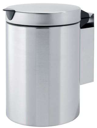 Wandafvalemmertje 3ltr RVS