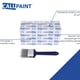 CaluPaint wegwerp platte kwast synthetische  vezels kunststof steel nr. 70