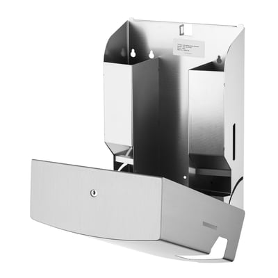 MediQo-line maandverband en tampondispenser RVS 