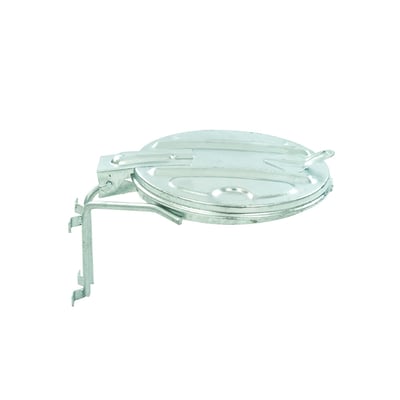 Staalverzinkte wandzakhouder 60ltr met losse afvalzakhouder ring 