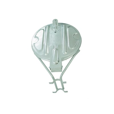 Staalverzinkte wandzakhouder 60ltr met losse afvalzakhouder ring 