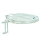 Staalverzinkte wandzakhouder 60ltr met losse afvalzakhouder ring 