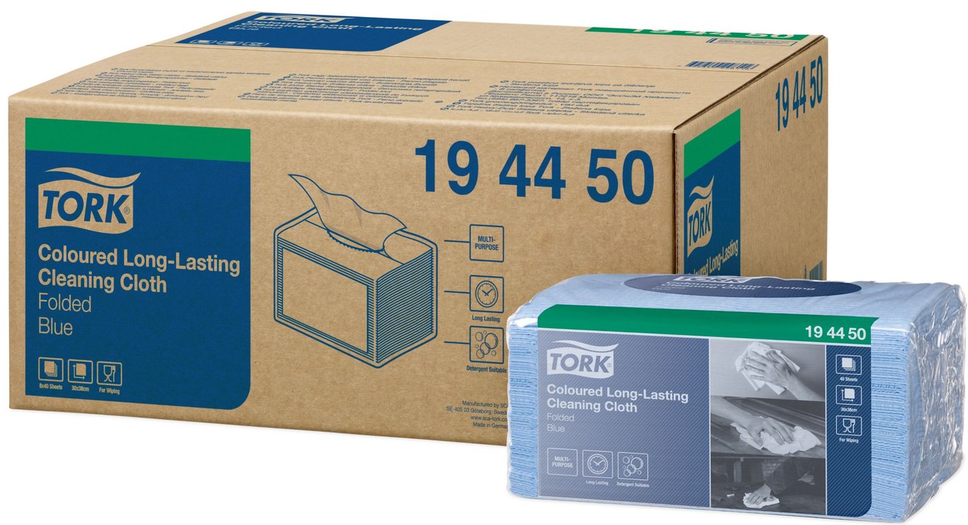 Tork Coloured long lasting cloth blue 320vel