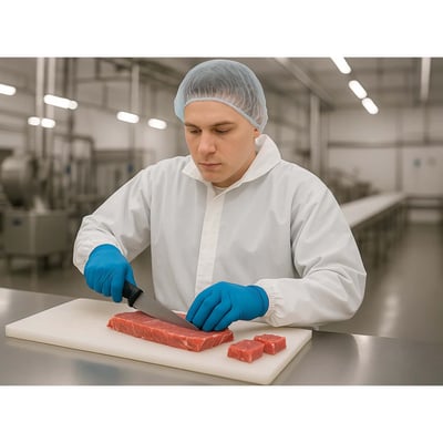 CaluDetect professioneel mes 18cm met detecteerbaar handvat