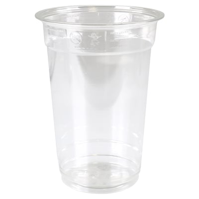 Glas PET recht model 400ml 800st 