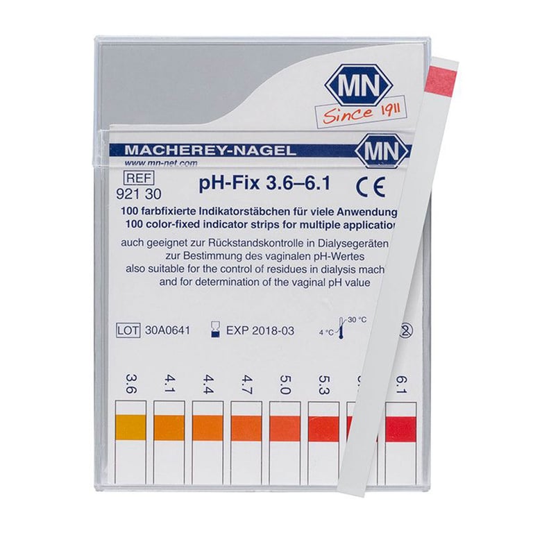 PH indicatorstrook 3.6-6.1 100st