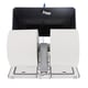 CaluCare Elite toiletpapierdispenser voor 2 standaard toiletrollen stone