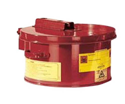 Dompelbak staal 30ltr rood gelakt