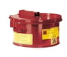 Dompelbak staal 30ltr rood gelakt
