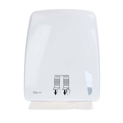 CaluCare Elite toiletpapierdispenser voor gevouwen toiletpapier