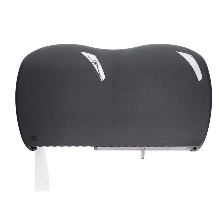 CaluCare Elite dubbel mini jumbo toiletpapierdispenser stone