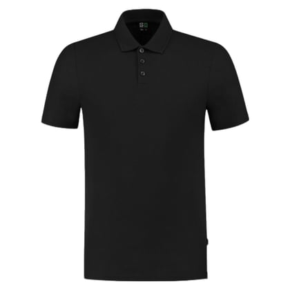 Tricorp Workwear poloshirt fitted Rewear  zwart maat XL
