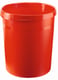 Ronde kunststof papierbak 18ltr rood